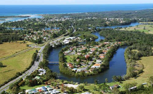 The plan affects properties at the southern end of the island, top right of the photo. The plan affects properties at the southern end of the island, top right of the photo.